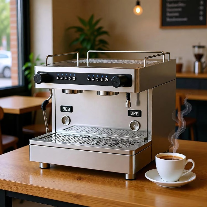 Coffee Quality Control - Mesin Kopi Espresso Kelas Komersial Elektrik