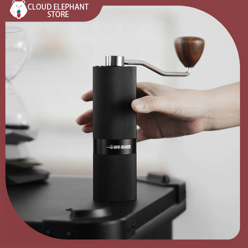 Coffee Equipment Wdt - Penggiling Kopi Manual MHW-3BOMBER dengan Pengaturan