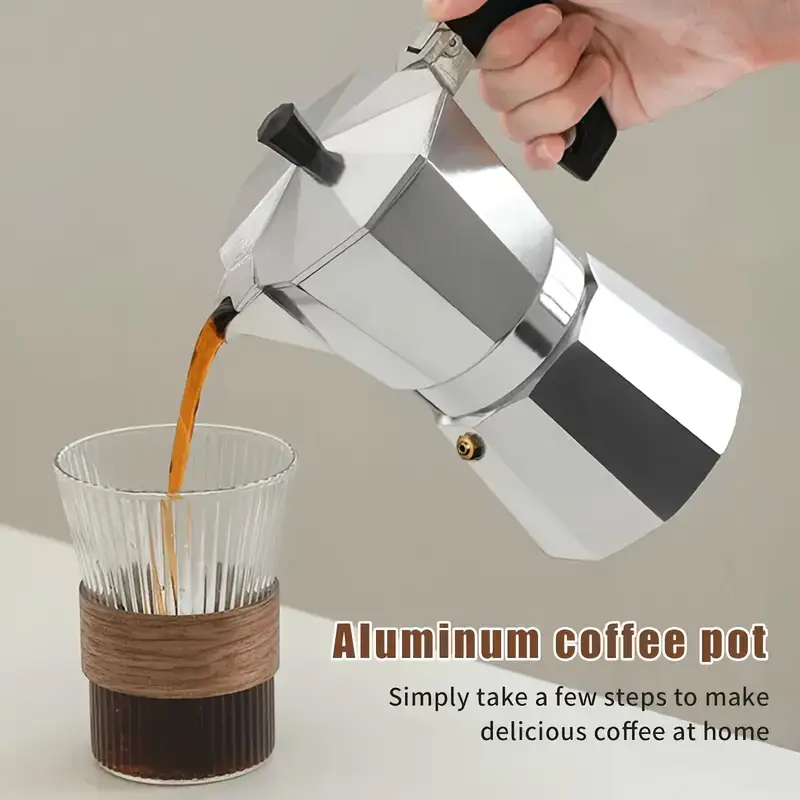 Moka Pot Aluminium Klasik 50-3 - Coffee Equipment Wdt ulasan dan harga