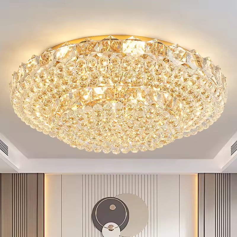 Lampu Plafon Bulat Kristal Hot - Coffee Quality Control ulasan dan harga